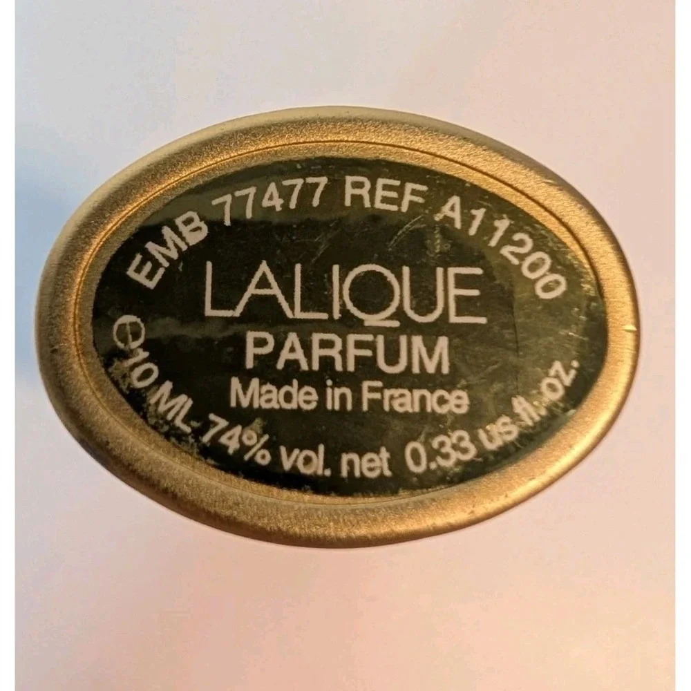 Rare Vintage 1992 Lalique Paris Goldtone Travel‎ Purse Spray 10ml – Vintage